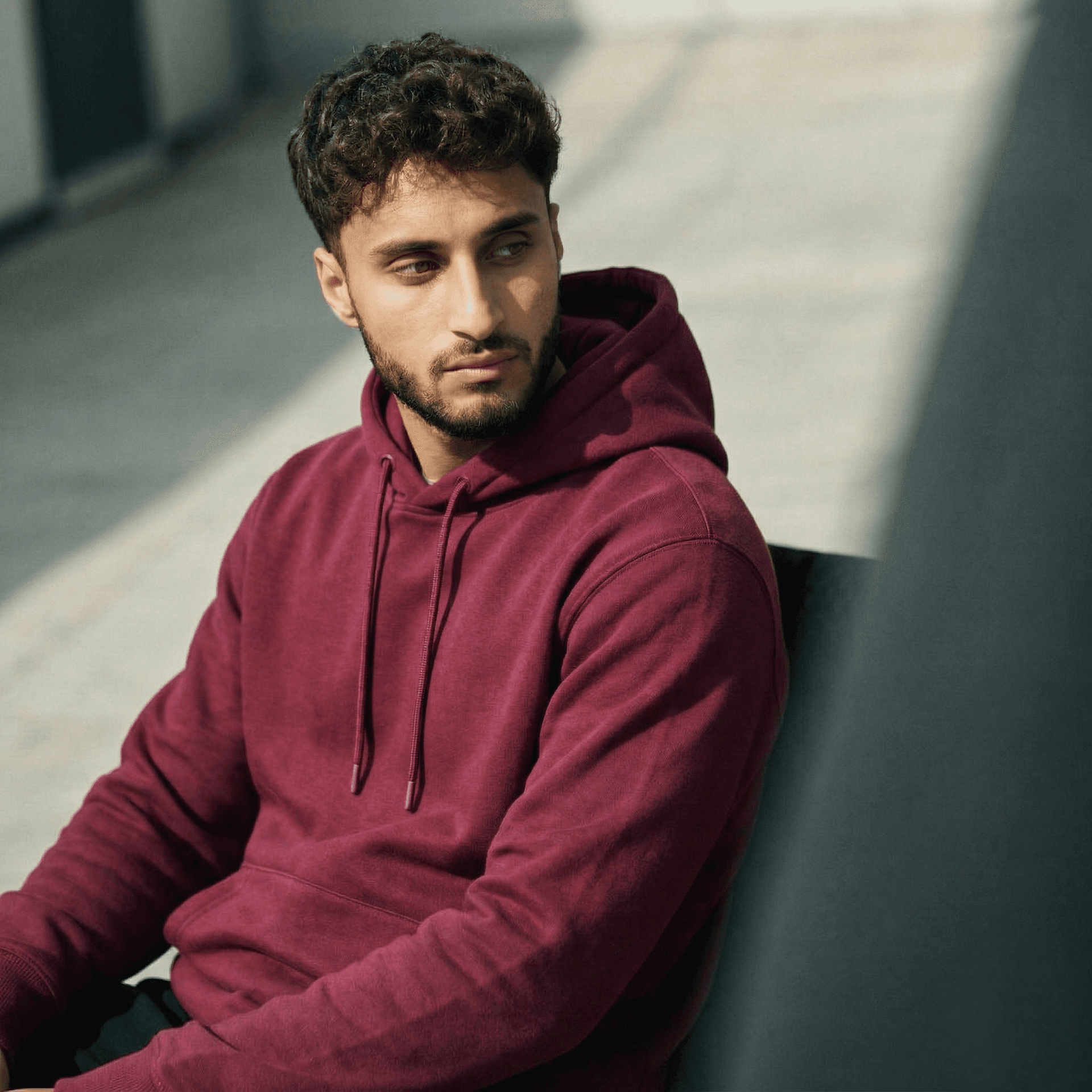 Sukoon Fit Taskin Hoodie collection — Burgundy, Olive, Butter, Sky Blue