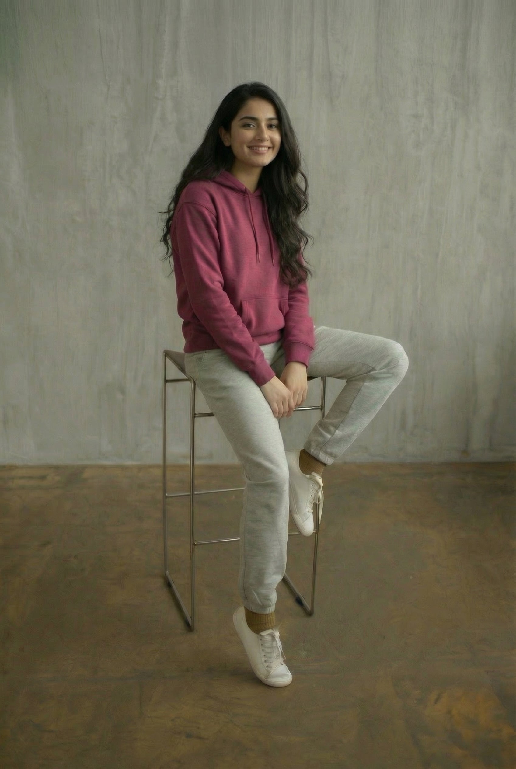 Classic Hoodie – Crimson (Unisex)