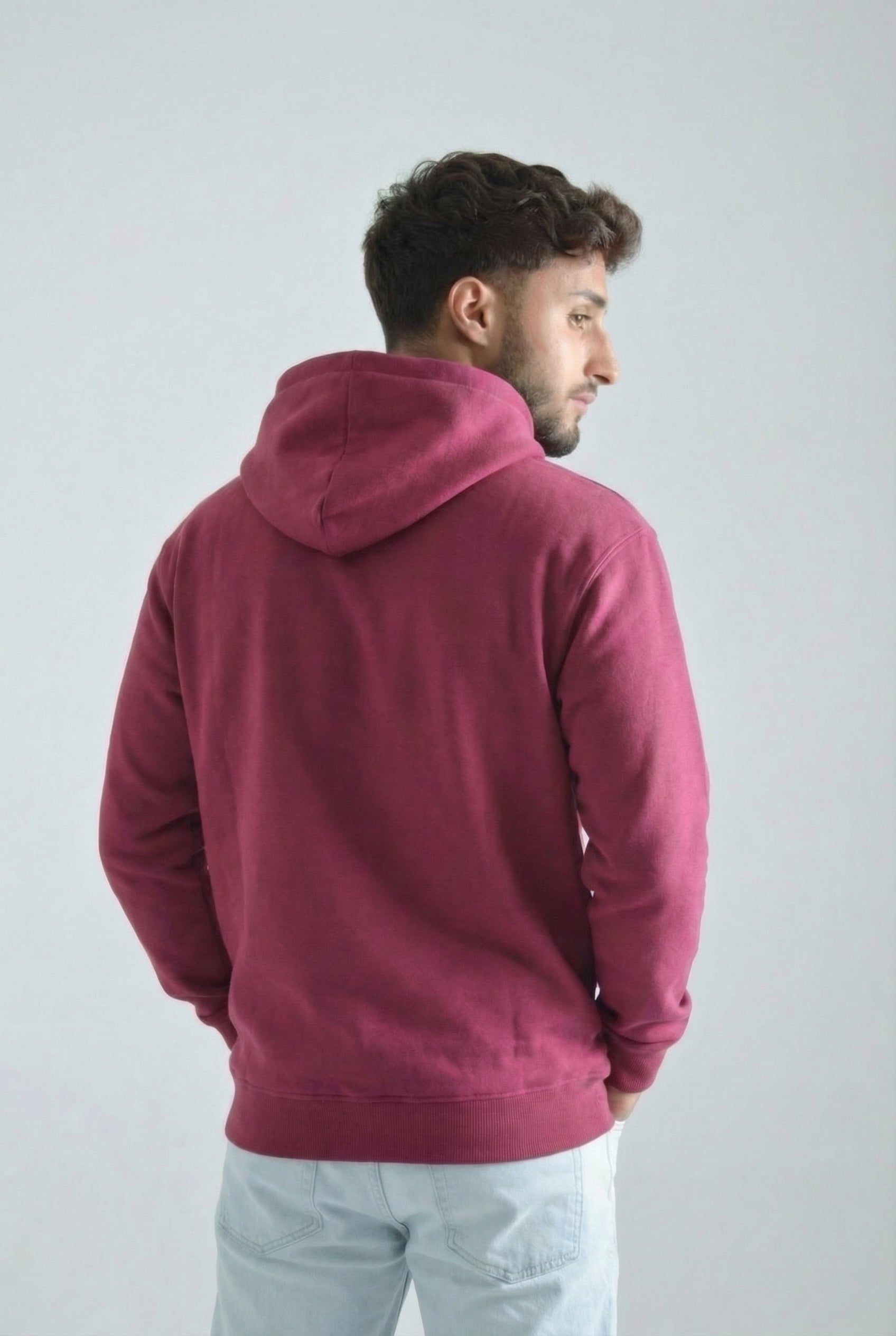 Classic Hoodie – Crimson (Unisex)