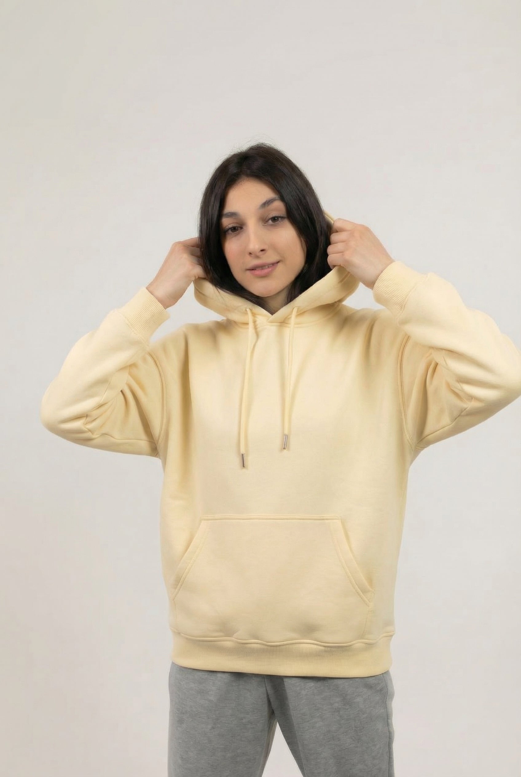 Classic Hoodie – Cream (Unisex)