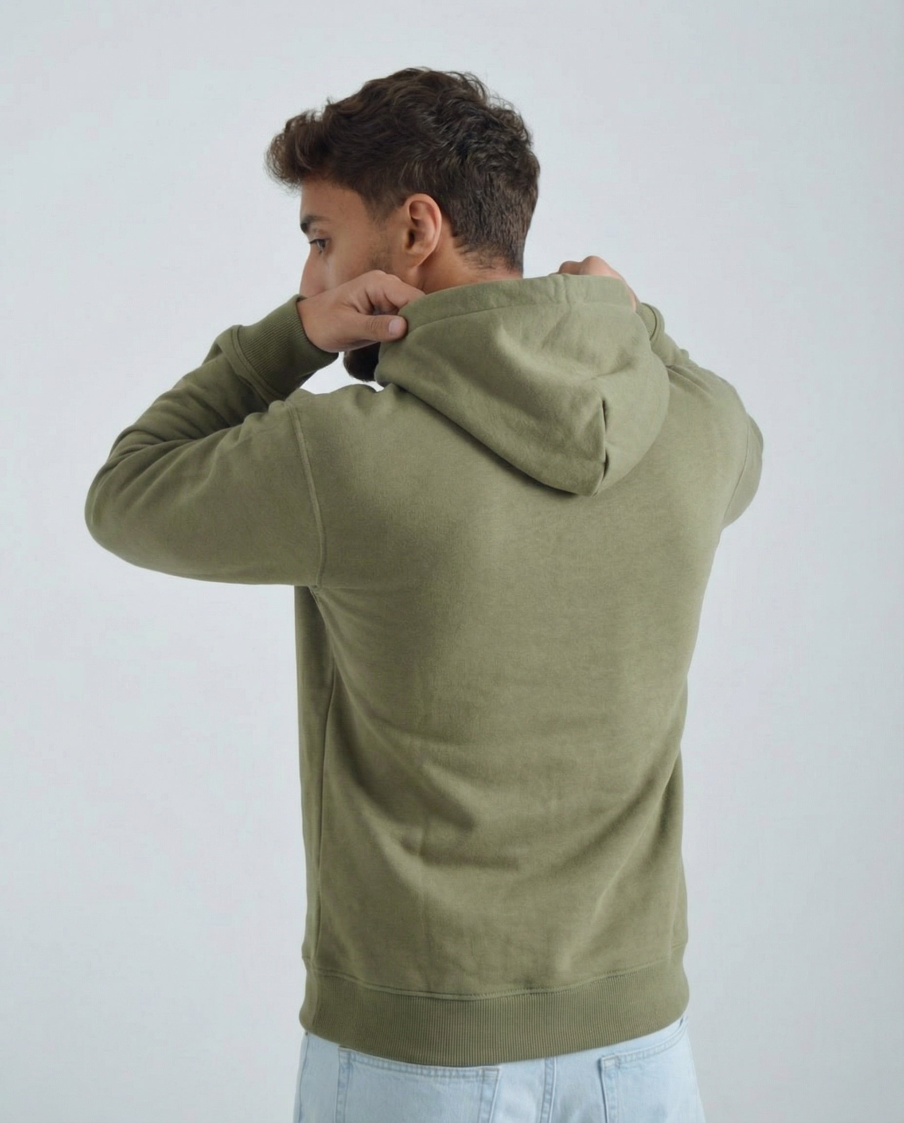 Oversized Fleece Hoodie – Green (Unisex)