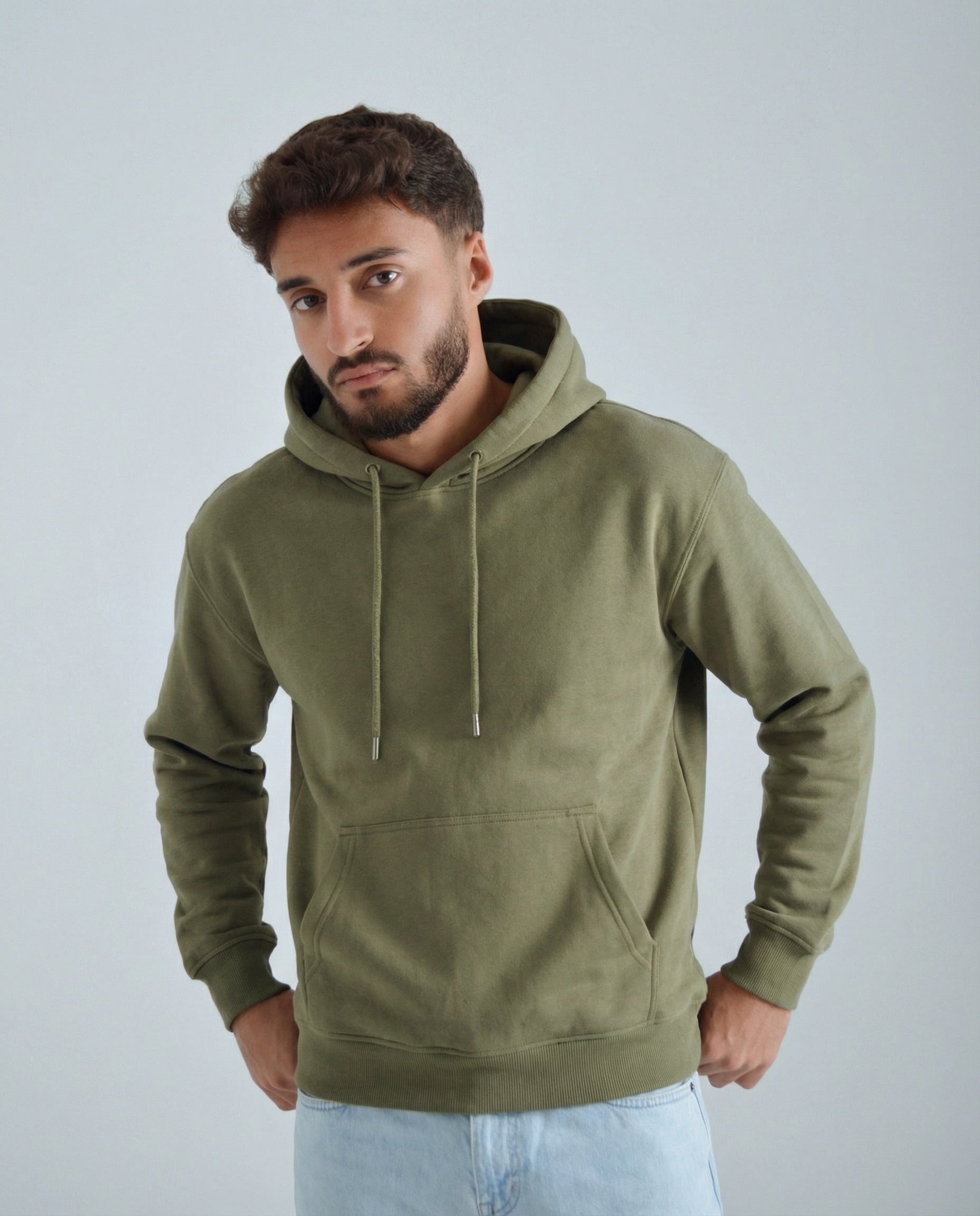 Oversized Fleece Hoodie – Green (Unisex)